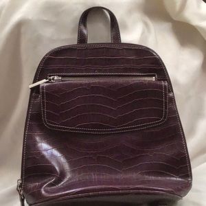 Liz Claiborne Embossed Backpack purse